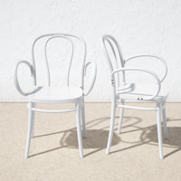 Farrah Stacking Patio Dining Armchair by AllModern