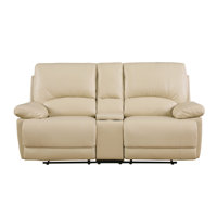 76" Faux Leather Pillow Top Arm Reclining Sofa by Red Barrel Studio