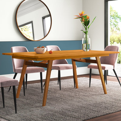 Arballo Wooden Dining Table by Mercury Row