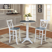 Frausto 3 - Piece Bar Height Dining Set by Alcott Hill