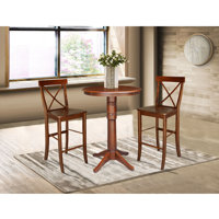 Frausto 3 - Piece Bar Height Dining Set by Alcott Hill