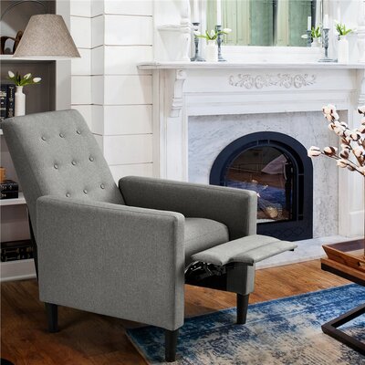 Adysyn 27" Wide ManualZero Gravity Recliner by Ebern Designs