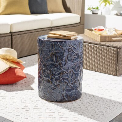 Knarr Ceramic Garden Stool by Kelly Clarkson Home
