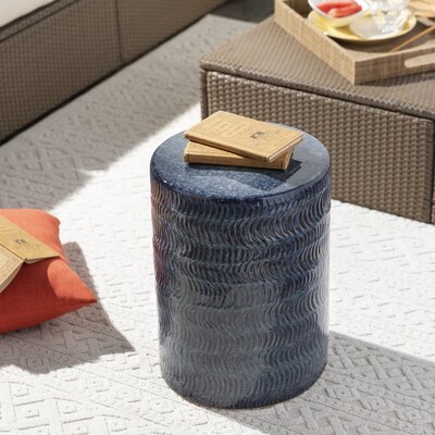 Faith Ceramic Garden Stool by Dakota Fields