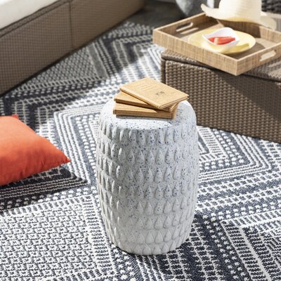 Fairborn Ceramic Garden Stool by Dakota Fields