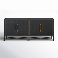 Meera 76" Wide Wood Sideboard
