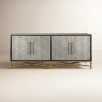 Meera 76" Wide Wood Sideboard