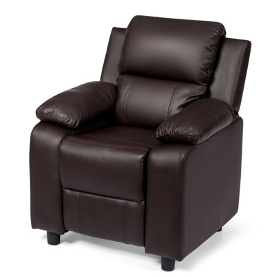Jan Padded Kids Recliner with Storage Compartment by Andover Mills Baby & Kids