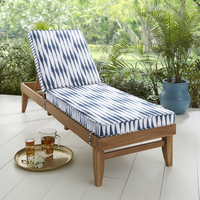 Rialto Indoor/Outdoor Seat/Back Cushion by Beachcrest Home
