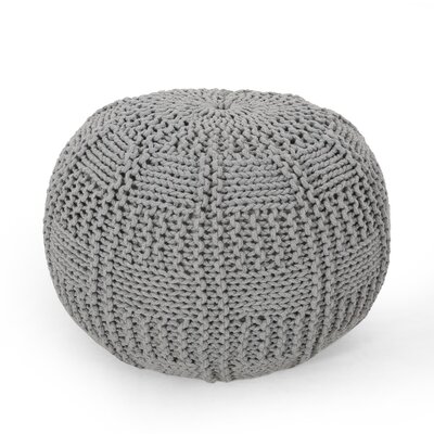 20" Wide Round Pouf Ottoman by Dakota Fields