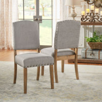 Aldrina Linen Side Chair by Lark Manor