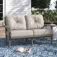 Sarahi POLYWOOD x Sol 72 Traditional Deep Seating Loveseat by Sol 72 Outdoor
