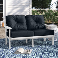 Sarahi POLYWOOD x Sol 72 Traditional Deep Seating Loveseat by Sol 72 Outdoor