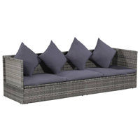 Desberg 78.7" Wide Rectangle Patio Daybed with Cushions by Latitude Run