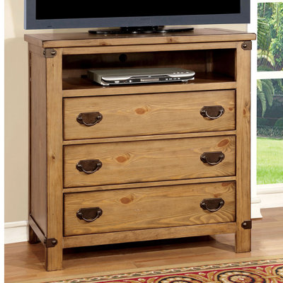 Fossen 3 Drawer Media Chest by Loon Peak