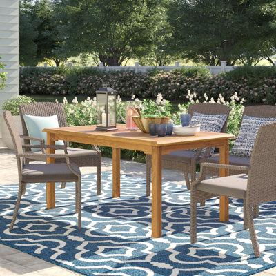 Sonlin Teak Dining Table by Wade Logan