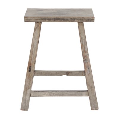 Solid Wood Utility Stool by Lily