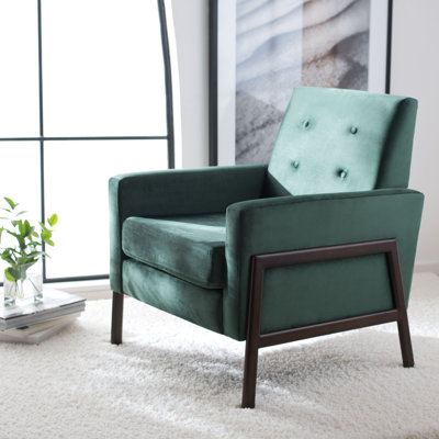 Mansell 29" Wide Tufted Velvet Armchair