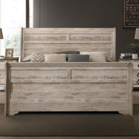 Ansonia Wood Sleigh Bed