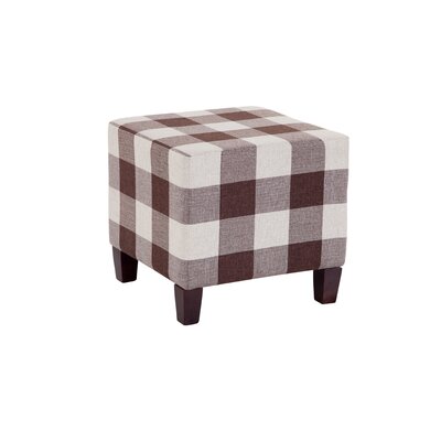 Stockton Square Farmhouse Ottoman/Footstool by Gracie Oaks