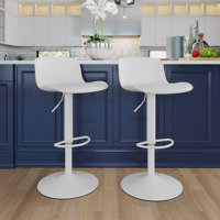 Alabama Swivel Adjustable Height Bar Stool by Zipcode Design