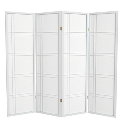 Keitez 58.75" Tall Rice Paper Folding Room Divider by Winston Porter