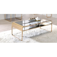 Camareon Sled Coffee Table with Storage by Wade Logan