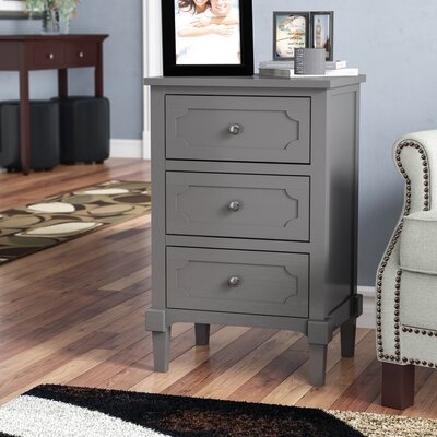Griffin Solid Wood 3 - Drawer Accent Chest by Alcott Hill