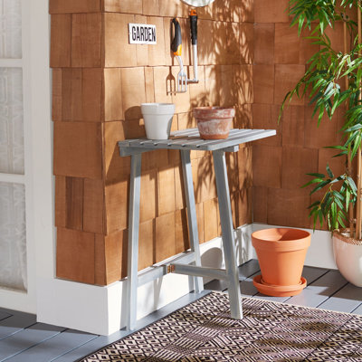 Wooden Balcony Table by Winston Porter