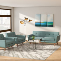Engage Mid Century 3-piece Armchairs and Loveseat Set