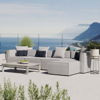 Modway Saybrook Outdoor Patio Upholstered 5-Piece Sectional Sofa