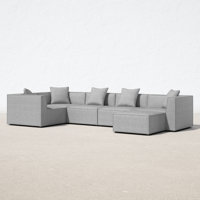 Saybrook Outdoor Patio Upholstered 6-Piece Sectional Sofa by Modway
