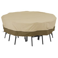 Paulding Water Resistant Patio Dining Set Cover with 3 Year Warranty by The Twillery Co.