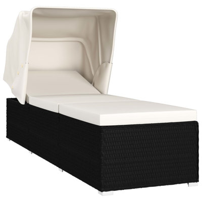 78" Long Single chaise with Cushions by Latitude Run