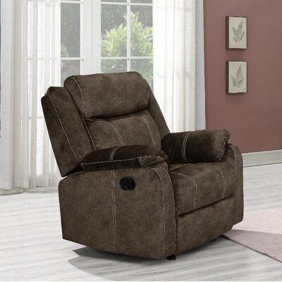 Analeah 34" Wide Manual Glider Standard Recliner by Ebern Designs