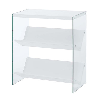 Allegonda Bookcase with Glass Frame by Wade Logan