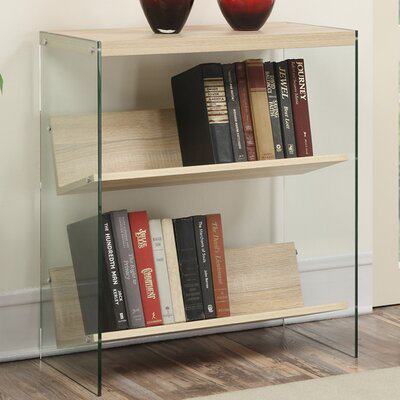 Allegonda Bookcase with Glass Frame