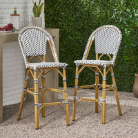 Battista 29.5" Patio Bar Stool by Beachcrest Home