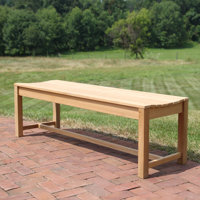 Barbados Backless Teak Picnic Bench by Wildon Home