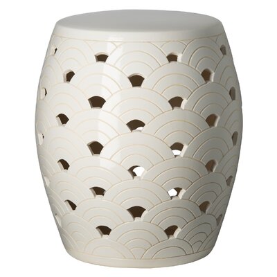 Ceramic Garden Stool by Dakota Fields