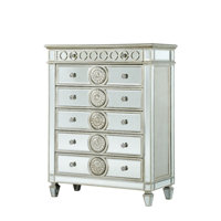 Montana 6-Drawer Chest, Mirrored Dresser, Dresser, Chest Of Drawers, 6 Drawer Dresser, Mirrored Dresser by Rosdorf Park
