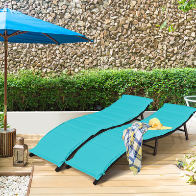 Evis 81" Long Reclining Single Chaise with Cushions by Latitude Run