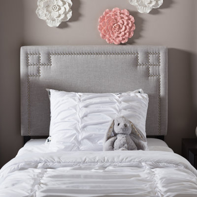 Allenhurst Twin Upholstered Panel Headboard by Latitude Run