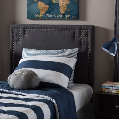 Allenhurst Twin Upholstered Panel Headboard by Latitude Run