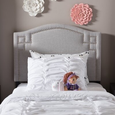 Mikalyn Twin Upholstered Panel Headboard by Rosdorf Park