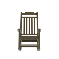 Neufmann Outdoor Patio All-Weather Poly Resin Wood Rocking Chair