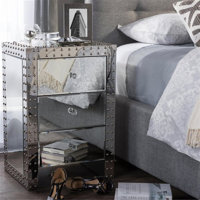 Fosston 3 Drawer Nightstand by Everly Quinn