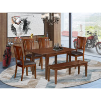 Adonica Butterfly Leaf Rubberwood Solid Wood Dining Set by Lark Manor