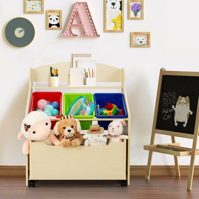Brinskelle Wooden Toy Organizer by Harriet Bee