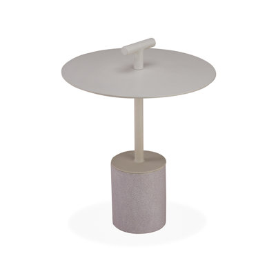 Wilcox Powder Coated Aluminum Side Table by 17 Stories